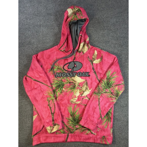 Mossy Oak Tops - Mossy Oak Pink Camo Hoodie Women's Medium 8-10 Hunting Outdoor Pullover